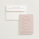 "ampersand names" - Wedding Invitations in Carrot by Lori Wemple - Invitation with Envelope