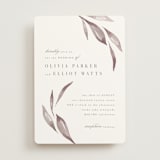 "Whispered Leaves" - Wedding Invitations in Vineyard by Kristie Kern - Front