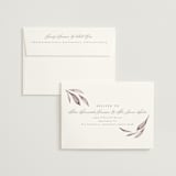 "Whispered Leaves" - Wedding Invitations in Vineyard by Kristie Kern - FREE Recipient Addressing
