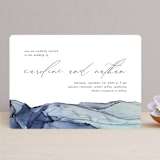 "Slate" - Wedding Invitations in Blue Jasper by Erin Deegan - Front