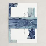 "Slate" - Wedding Invitations in Blue Jasper by Erin Deegan - Assembled