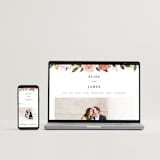 "Blossom" - Wedding Invitations in Blush by Susan Moyal - FREE Wedding Website