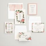 "Blossom" - Wedding Invitations in Blush by Susan Moyal - Invitation Suite