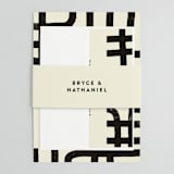 "Crossroads" - Wedding Invitations in Ink by Iveta Angelova - Assembled