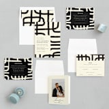 "Crossroads" - Wedding Invitations in Ink by Iveta Angelova - Invitation Suite
