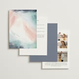 "One Path" - Wedding Invitations in Beach by Pixel and Hank - Back of Card Options