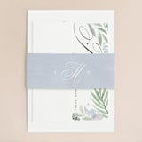 "Botanical Seal" - Wedding Invitations in Pastel by Kristen Smith - Assembled