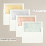 "Blue Jean Baby" - Wedding Invitations in Ocean by Chelsea Petaja - Envelope Liner Options