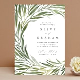 "Orchard" - Wedding Invitations in Laurel Bough by Erin L. Wilson - Front