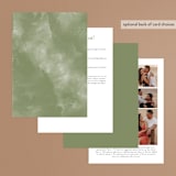 "Orchard" - Wedding Invitations in Laurel Bough by Erin L. Wilson - Back of Card