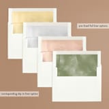 "Orchard" - Wedding Invitations in Laurel Bough by Erin L. Wilson - Envelope Liner Options