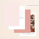 "Always" - Wedding Invitations in Blush by Susan Brown - Back of Card