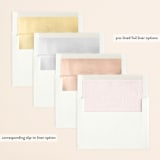 "Always" - Wedding Invitations in Blush by Susan Brown - Envelope Liner Options