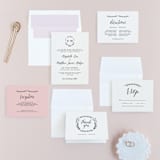 "Always" - Wedding Invitations in Blush by Susan Brown - Invitation Suite