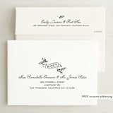 "Slated Forever" - Wedding Invitations in Chalkboard by GeekInk Design - FREE Recipient Addressing
