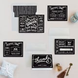 "Slated Forever" - Wedding Invitations in Chalkboard by GeekInk Design - Invitation Suite