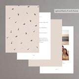 "Disney's Retro Mickey Mouse and Minnie Mouse" - Wedding Invitations in Retro by Sumak Studio - Back of Card Options