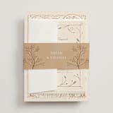 "Disney Storybook" - Wedding Invitations in Autumn by Morgan Ramberg - Assembled with Belly Band