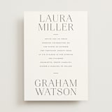 "conjoin" - Wedding Invitations in Pearl by Alethia Frye - Front