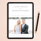 "conjoin" - Wedding Invitations in Pearl by Alethia Frye - FREE Wedding Website