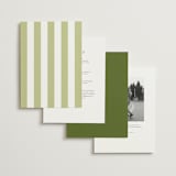 "BeachToile" - Wedding Invitations in Palm by Jenna Holcomb - Back of Card Options