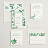 "Tropical Toile" - Wedding Invitations in Jade by Jenna Holcomb - Invitation Suite
