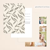 "Unity" - Wedding Invitations in Burnt Sienna by Jen Owens - Back of Card