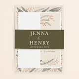 "Unity" - Wedding Invitations in Burnt Sienna by Jen Owens - Assembled