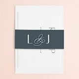 "Regal" - Wedding Invitations in Marine by Lauren Chism - Assembled