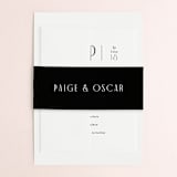 "Arcadia" - Wedding Invitations in Onyx by Jennifer Wick - Assembled