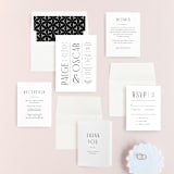 "Arcadia" - Wedding Invitations in Onyx by Jennifer Wick - Invitation Suite