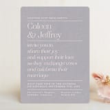"legacy" - Wedding Invitations in Pebble by Leia Matt - Front