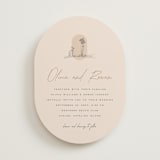 "Sunset Beach" - Wedding Invitations in Sand by Owl and Toad - Front