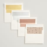 "Sunset Beach" - Wedding Invitations in Sand by Owl and Toad - Envelope Liner Options