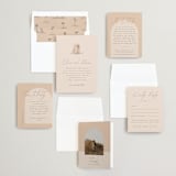 "Sunset Beach" - Wedding Invitations in Sand by Owl and Toad - Invitation Suite