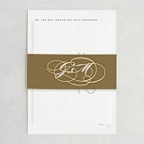 "Flourish" - Wedding Invitations in Antique by Jennifer Postorino - Assembled