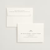 "Green Wreath" - Wedding Invitations in Champagne by Lori Wemple - FREE Recipient Addressing