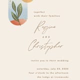 "Essence" - Wedding Invitations in Ivory by Laura Bolter - Close-Up