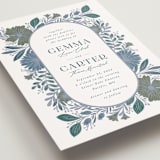 "Flourish" - Wedding Invitations in Bluemoon by Jen Owens - Close-Up