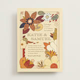 "Nouveau Love" - Wedding Invitations in Umber by Morgan Ramberg - Front