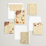 "Nouveau Love" - Wedding Invitations in Umber by Morgan Ramberg - Invitation Suite