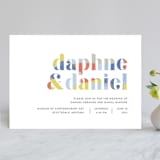 "Modern Muse" - Wedding Invitations in Bright by Rebecca Daublin - Front