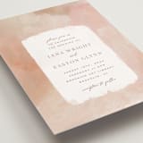 "Magic Hour" - Wedding Invitations in Desert Rose by Hooray Creative - Close-Up
