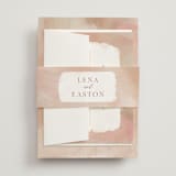 "Magic Hour" - Wedding Invitations in Desert Rose by Hooray Creative - Assembled