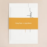 "The Happy Couple" - Wedding Invitations in Tangerine by R studio - Assembled