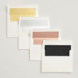"Kindly Join Us" - Wedding Invitations in Pearl by Laura Hamm - Envelope Liner Options