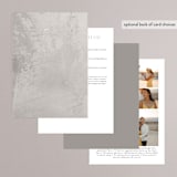 "Apropos" - Wedding Invitations in Au Lait by Design Lotus - Back of Card