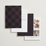 "Autumn Stroll" - Wedding Invitations in Moody by Erin German - Back of Card Options