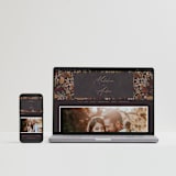 "Autumn Stroll" - Wedding Invitations in Moody by Erin German - FREE Wedding Website
