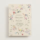 "whimsey floral" - Wedding Invitations in English Garden by Phrosné Barwood - Front